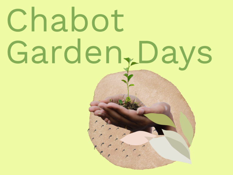 Chabot Garden Work Days 2022 Banner